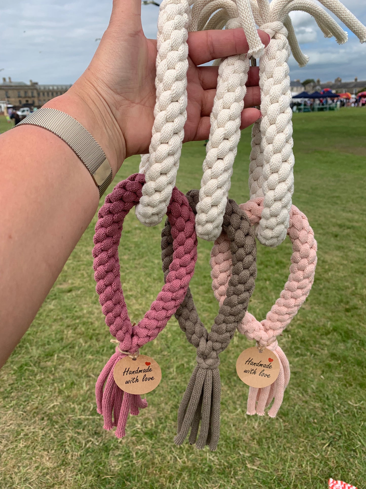 Handmade Double Loop Rope Tug Toy