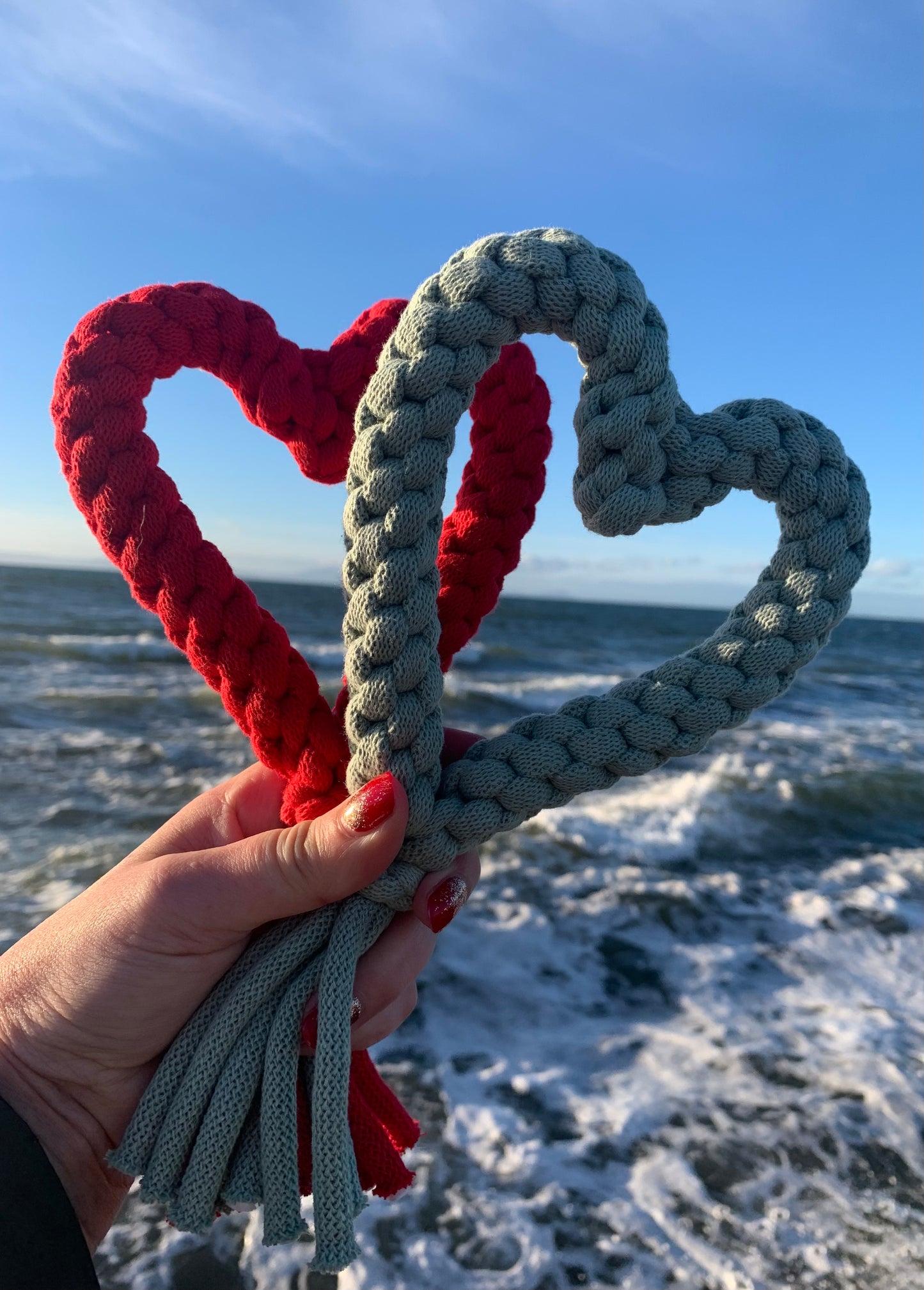Handmade Rope Heart Toy