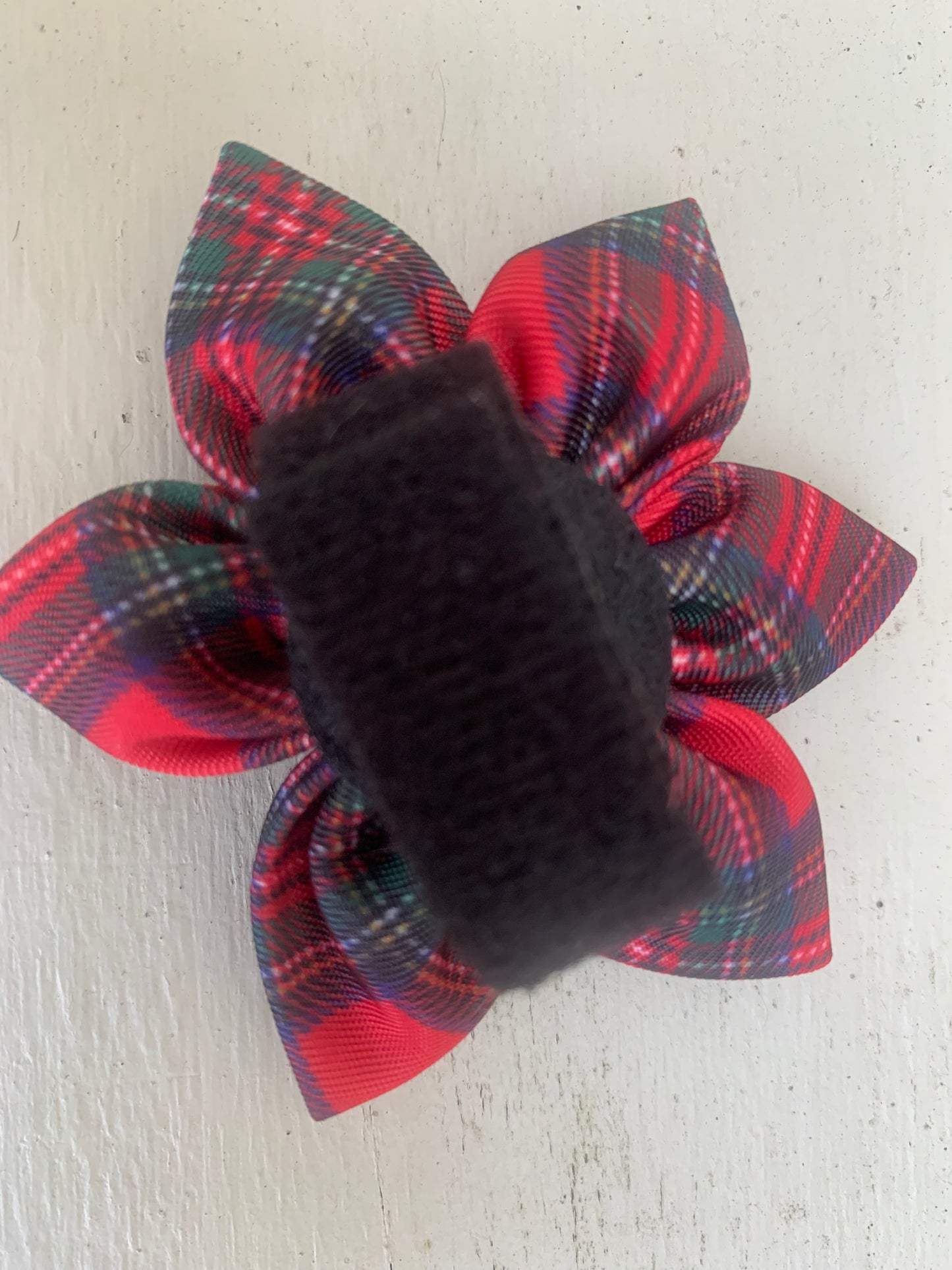 Royal Stewart Tartan Flower Collar Accessory