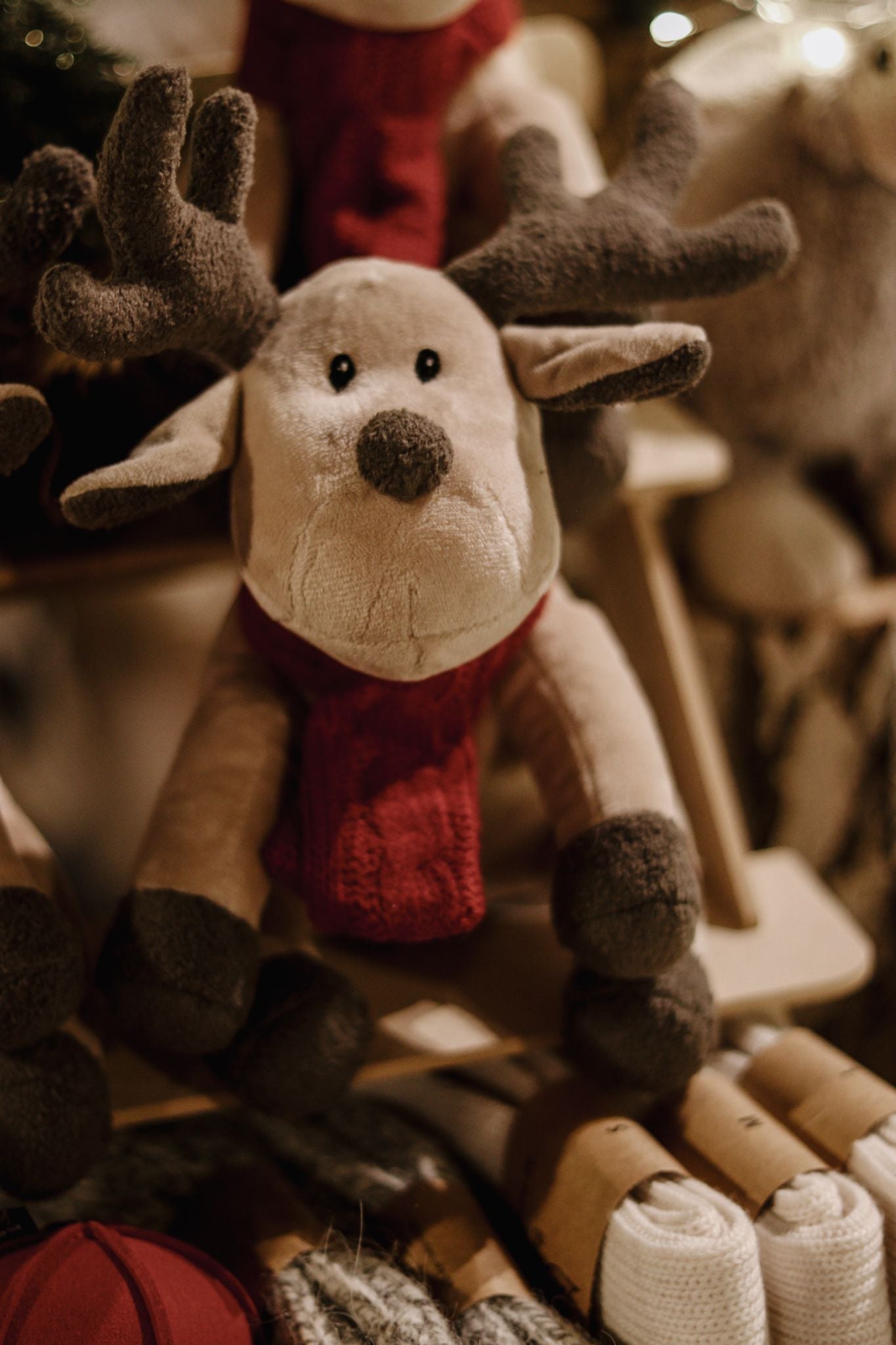 Luxury Plush and Squeaky Festive Reindeer