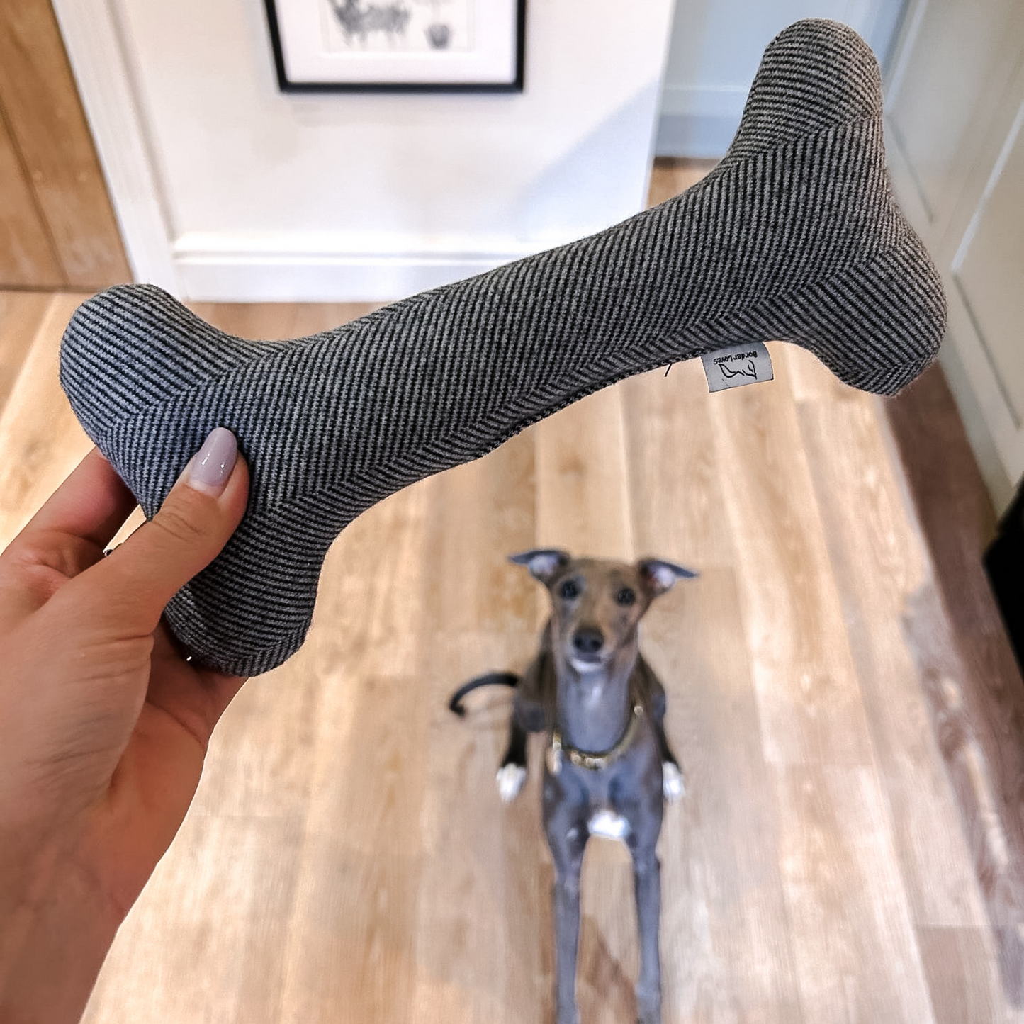 Handmade Luxury Wool Bone Comforting Dog Toy