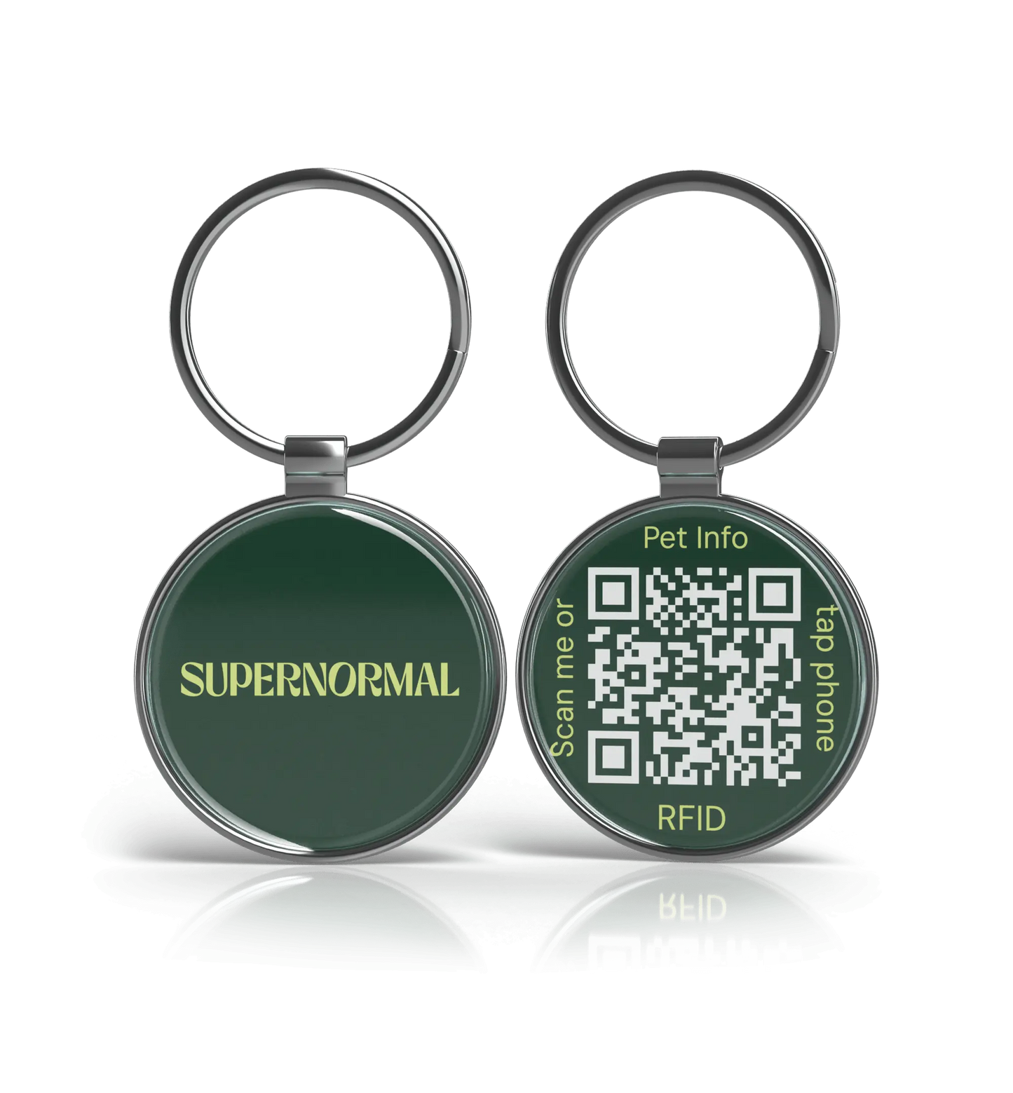 Supernormal QR Lifetime Tracking Pet Tag - Premium