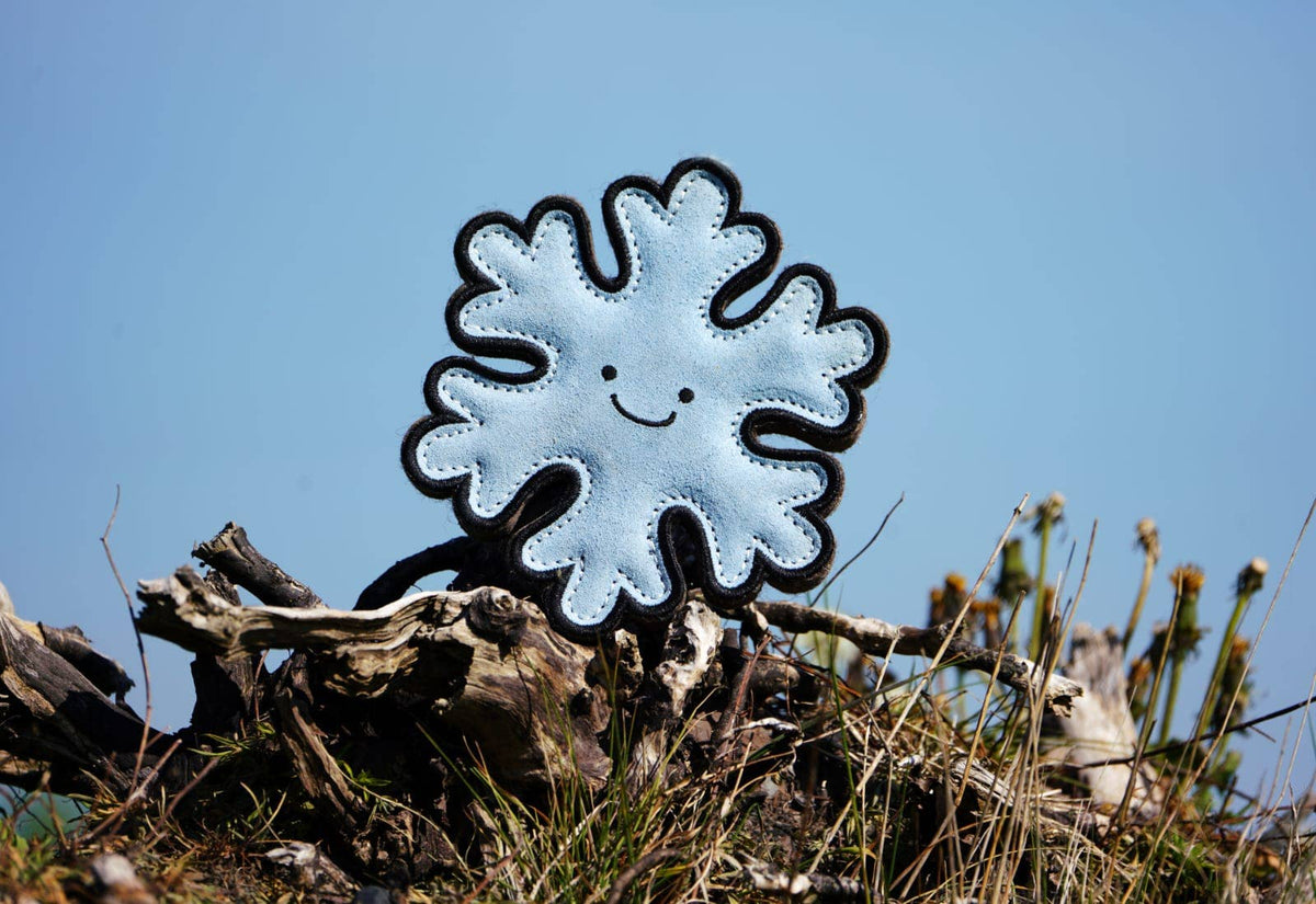 Christmas Flakey the Snowflake shaped Eco Dog Toy