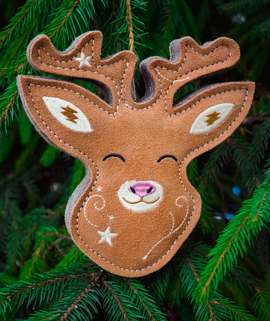 Christmas Roe the Deer tough dog toy