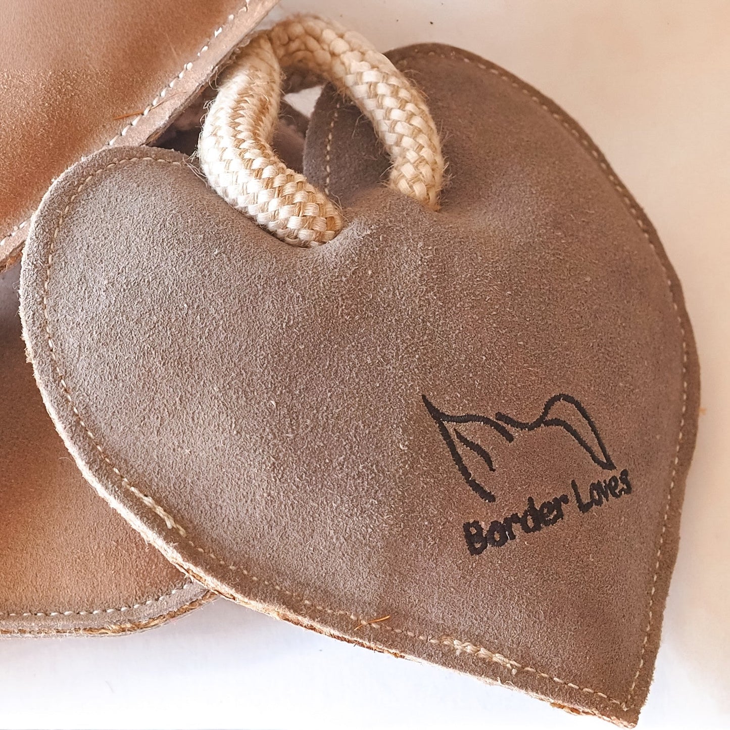 All Natural Heart on a Rope Eco Dog Toy