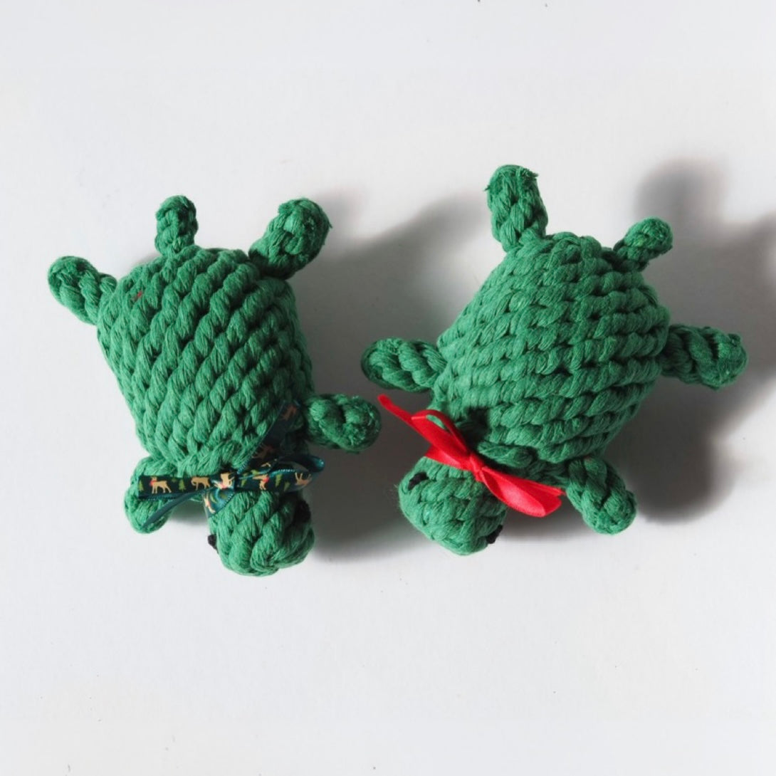 Christmas Turtle Dog Toy