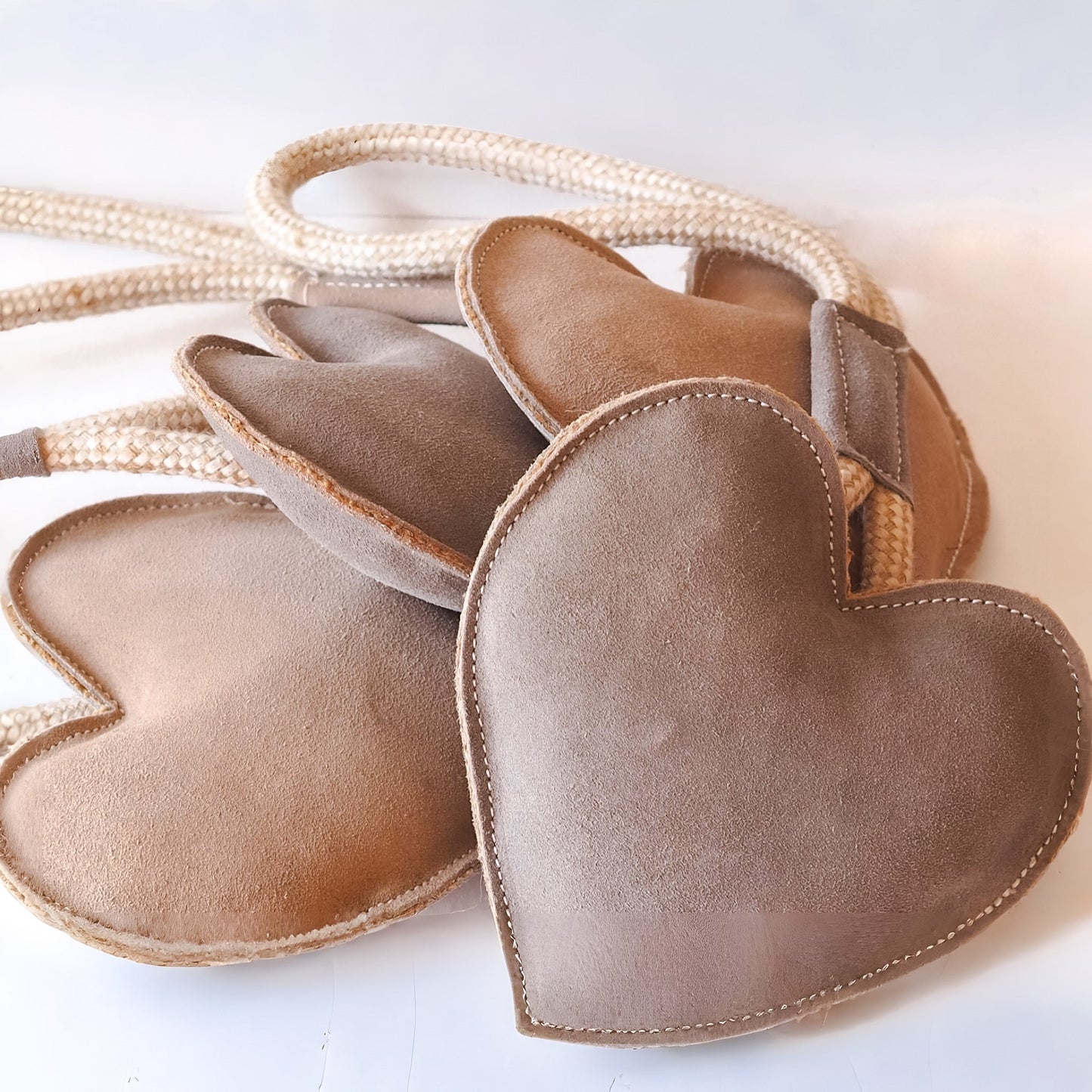 All Natural Heart on a Rope Eco Dog Toy