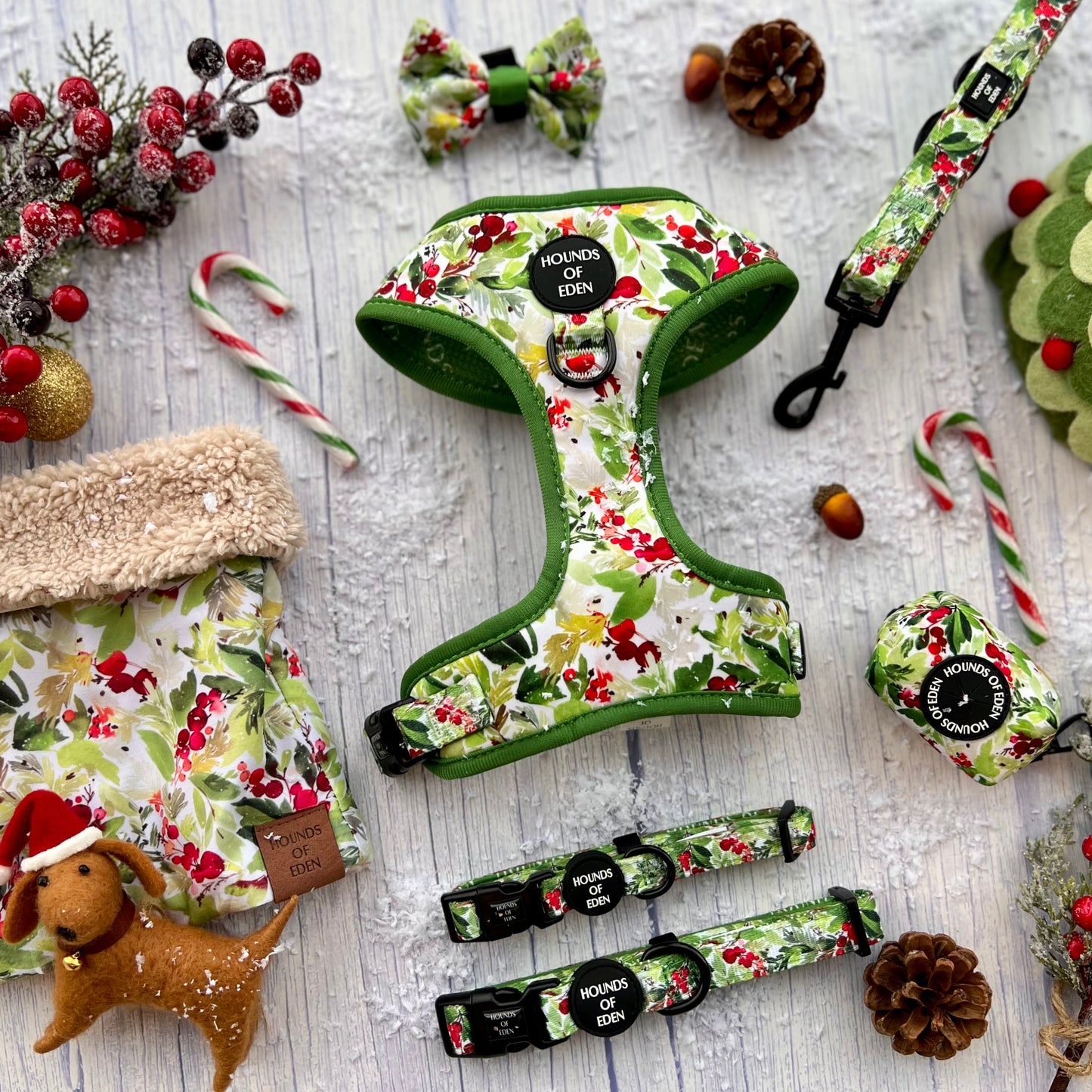 Winter Spruce & Berries Bow