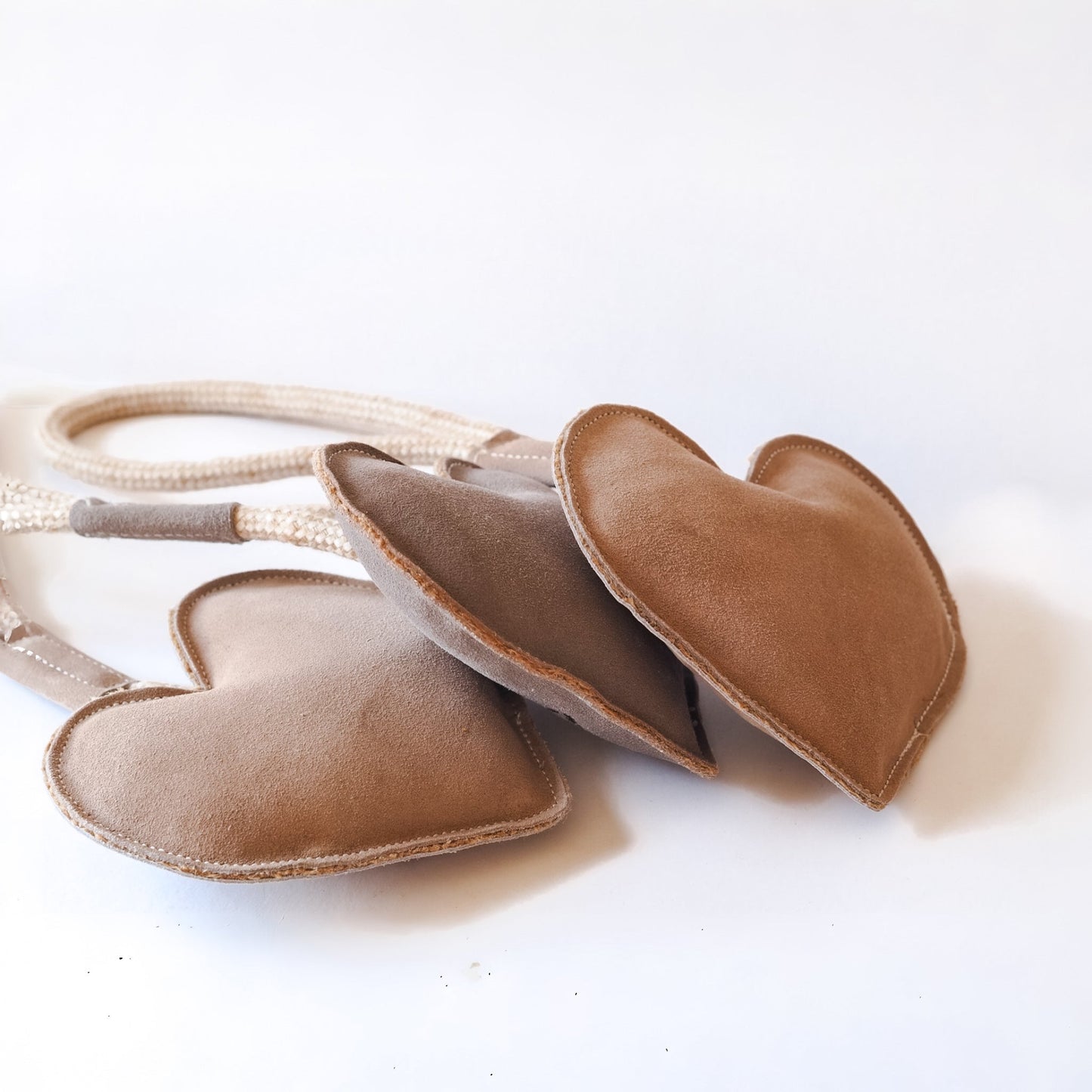 All Natural Heart on a Rope Eco Dog Toy