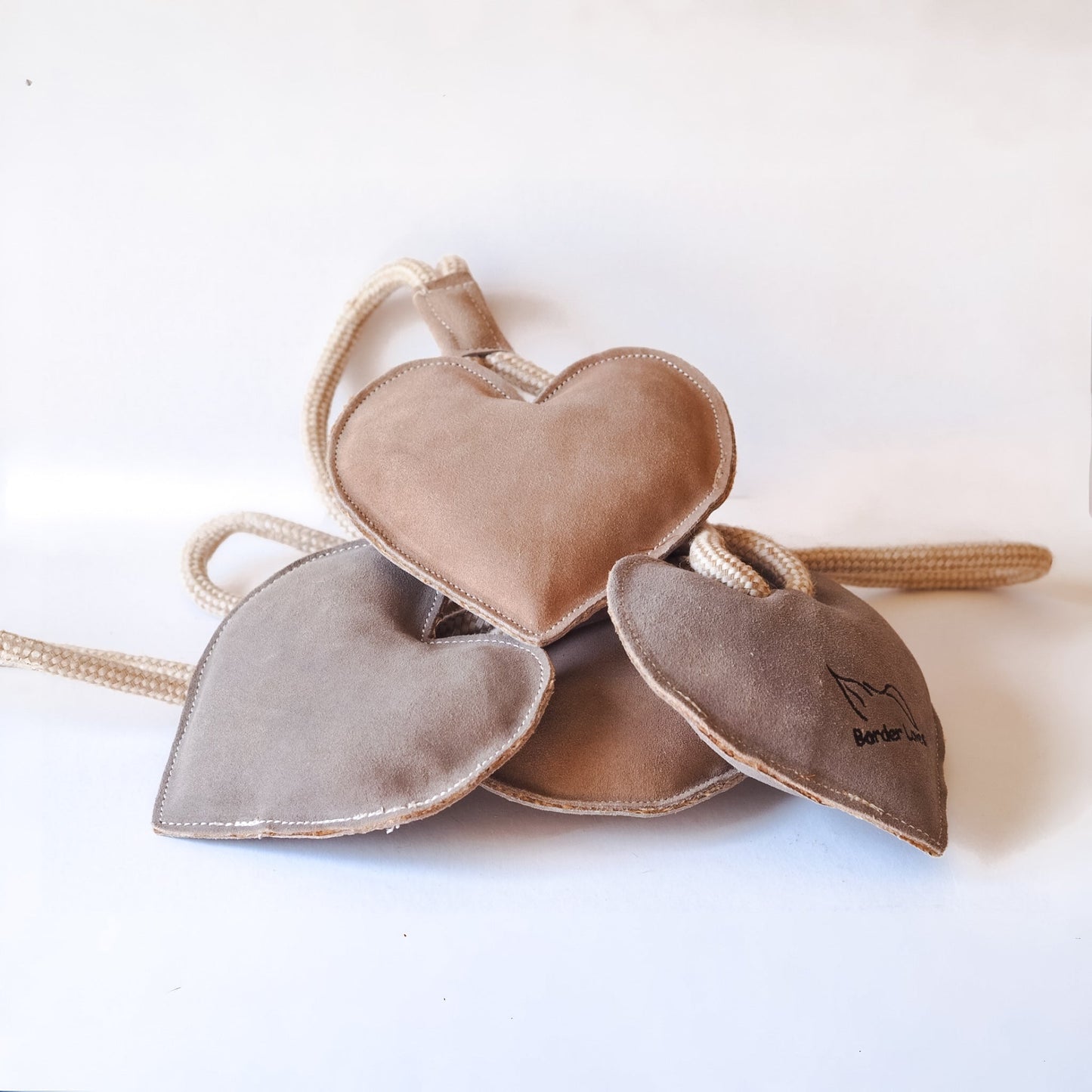 All Natural Heart on a Rope Eco Dog Toy