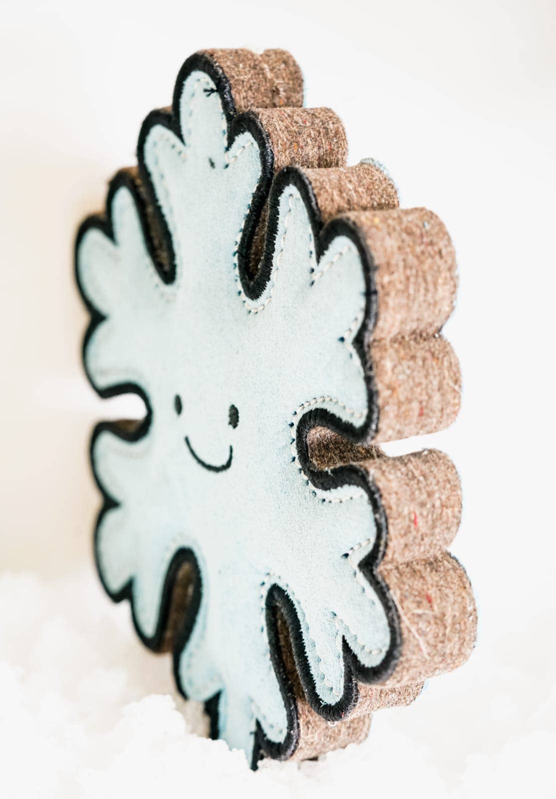 Christmas Flakey the Snowflake shaped Eco Dog Toy