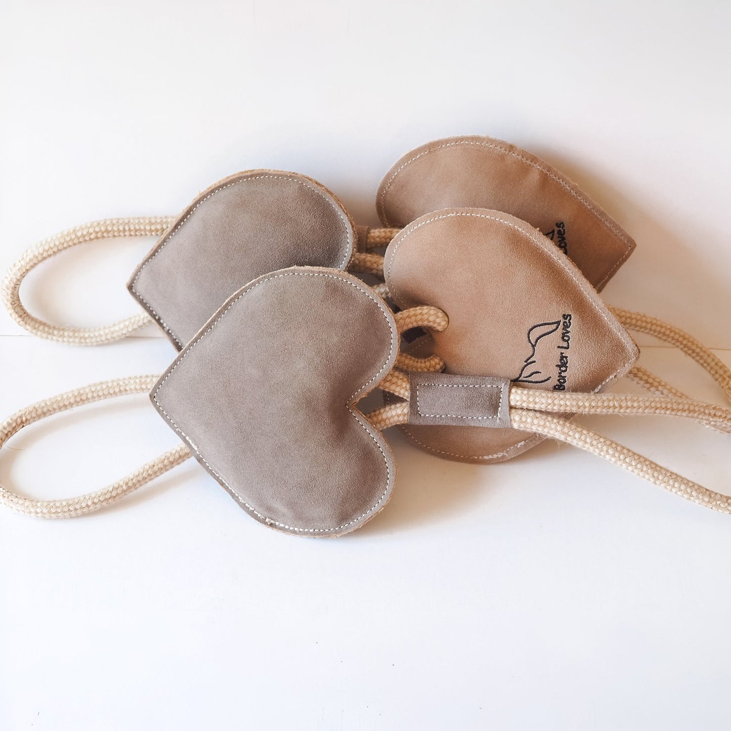 All Natural Heart on a Rope Eco Dog Toy