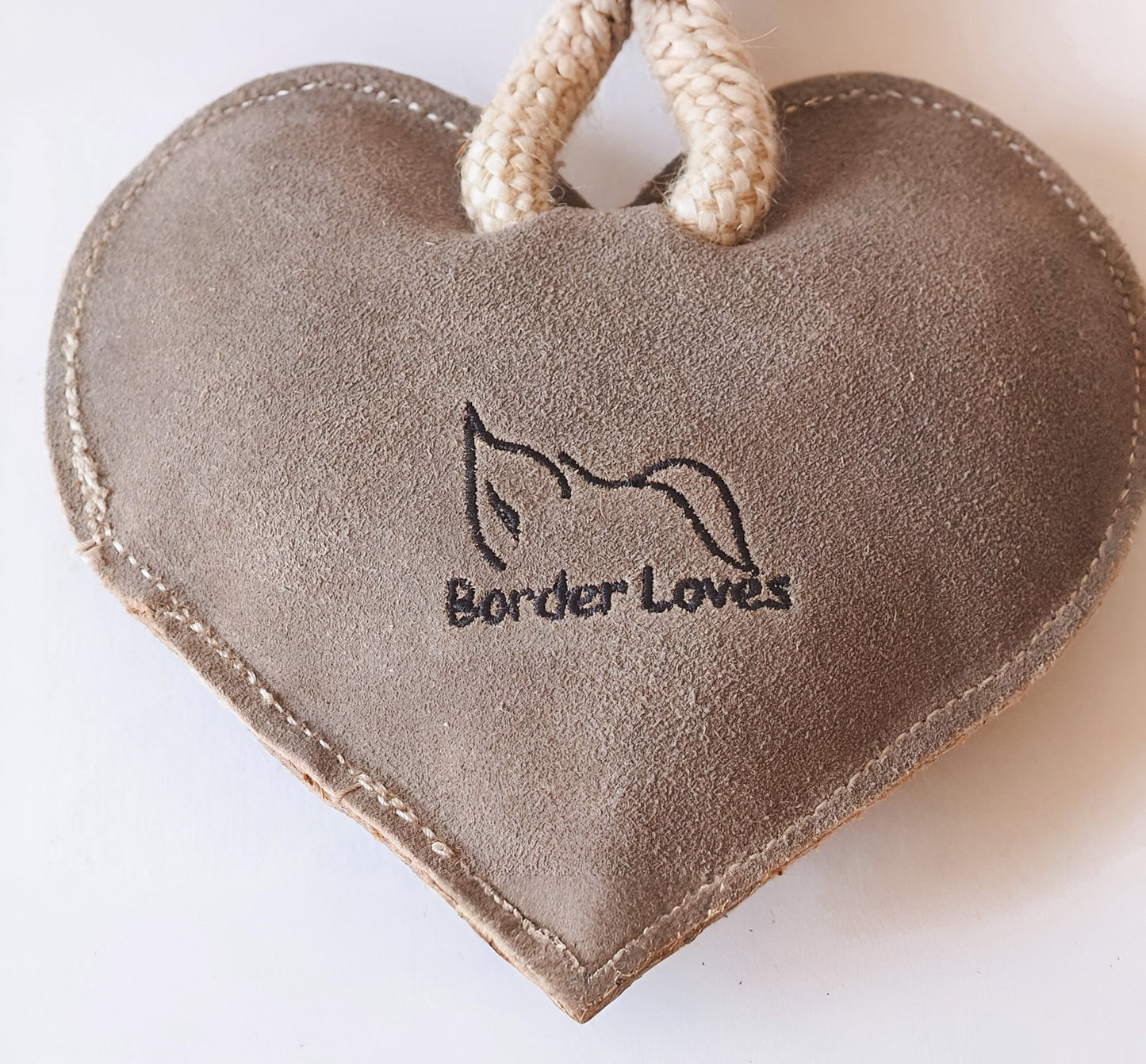 All Natural Heart on a Rope Eco Dog Toy
