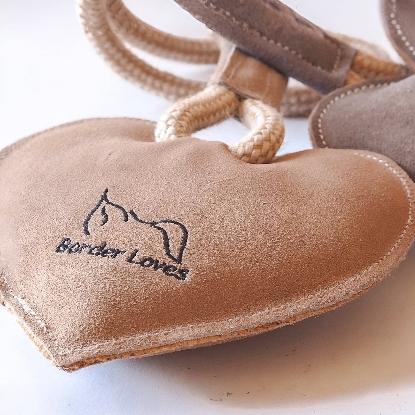 All Natural Heart on a Rope Eco Dog Toy