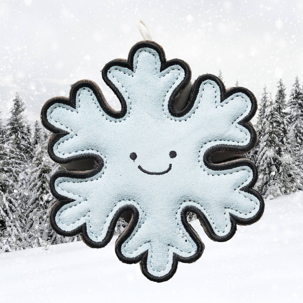 Christmas Flakey the Snowflake shaped Eco Dog Toy