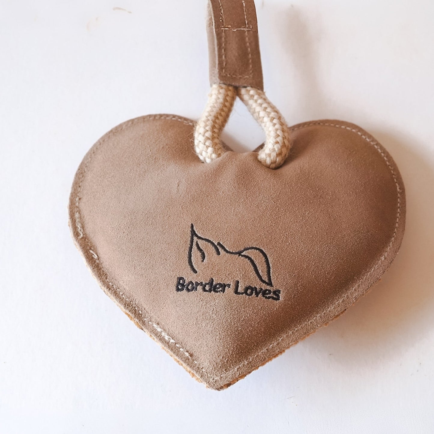 All Natural Heart on a Rope Eco Dog Toy