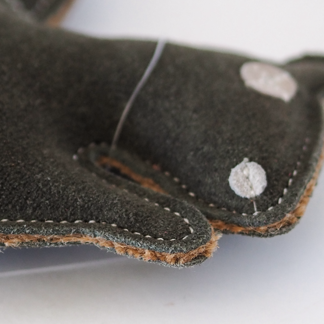 Squeaky Suede Squirrel ‘Olive’