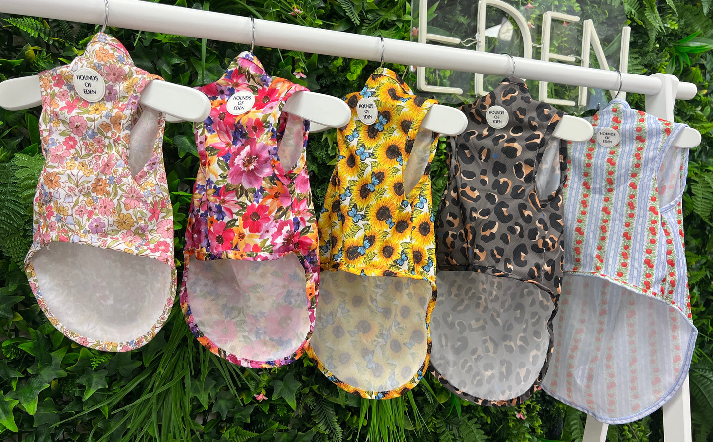 Pastel Petals Dog Cooling Vest