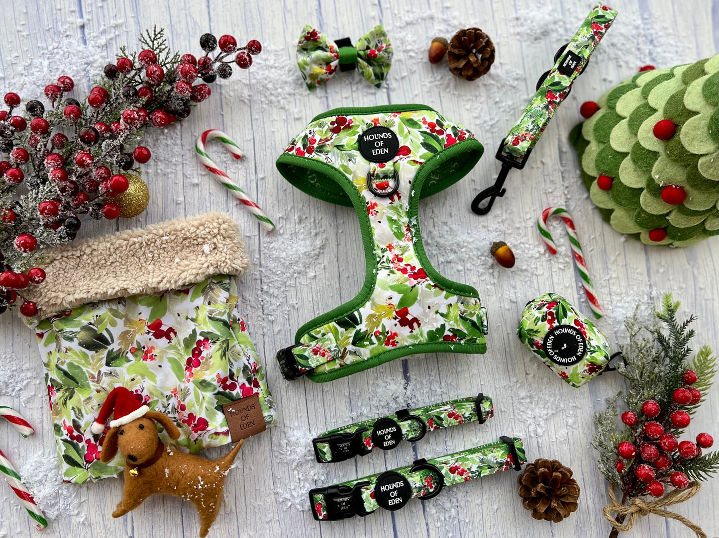 Winter Spruce & Berries Bow