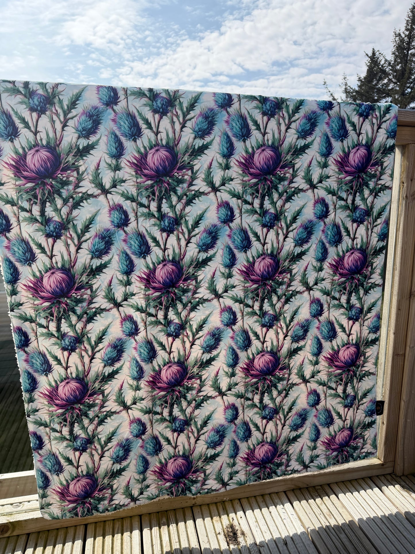 Bonnie Thistle Snuggle Blanket