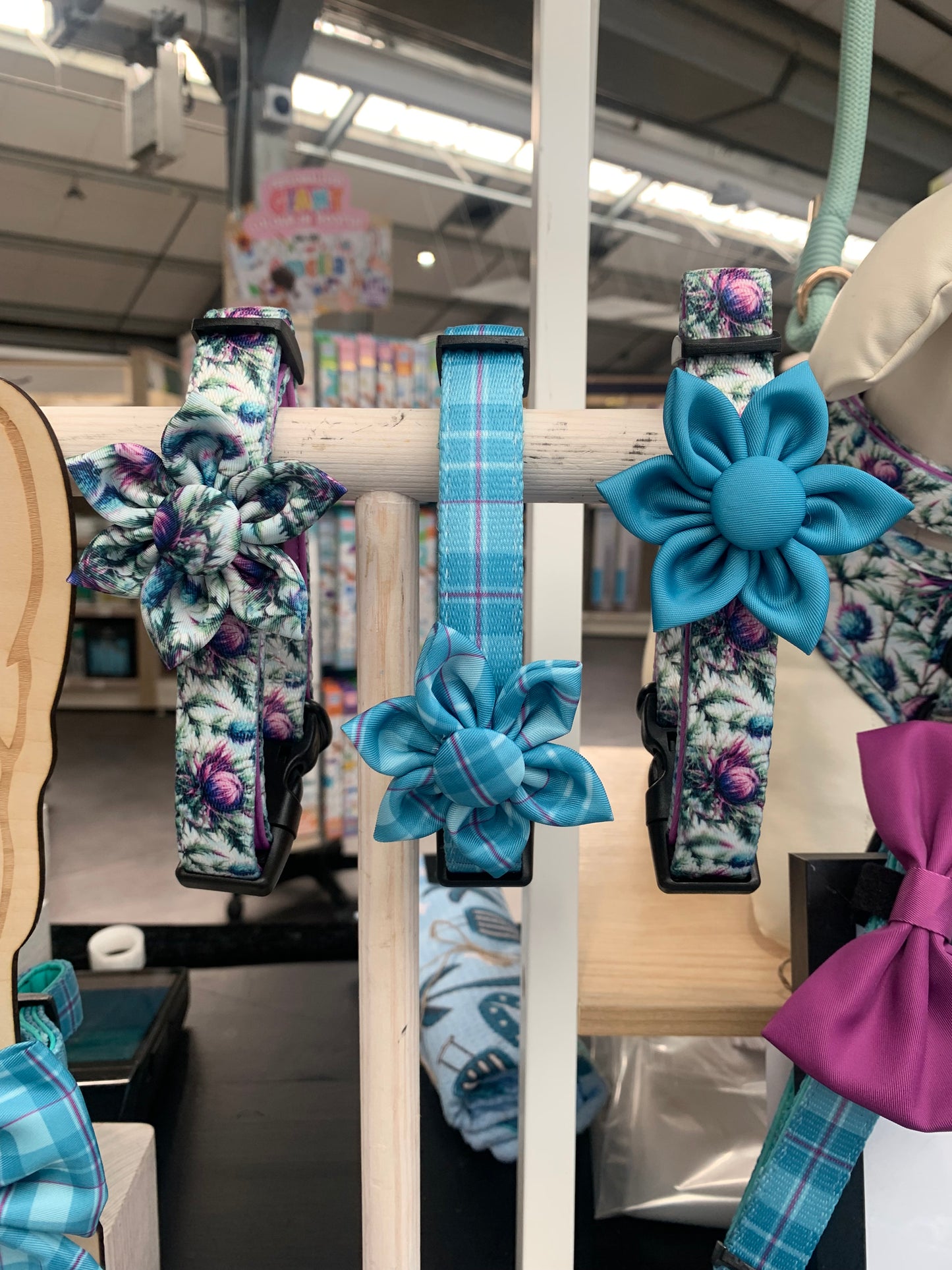 Flower Collar Accessory Bonnie Thistle