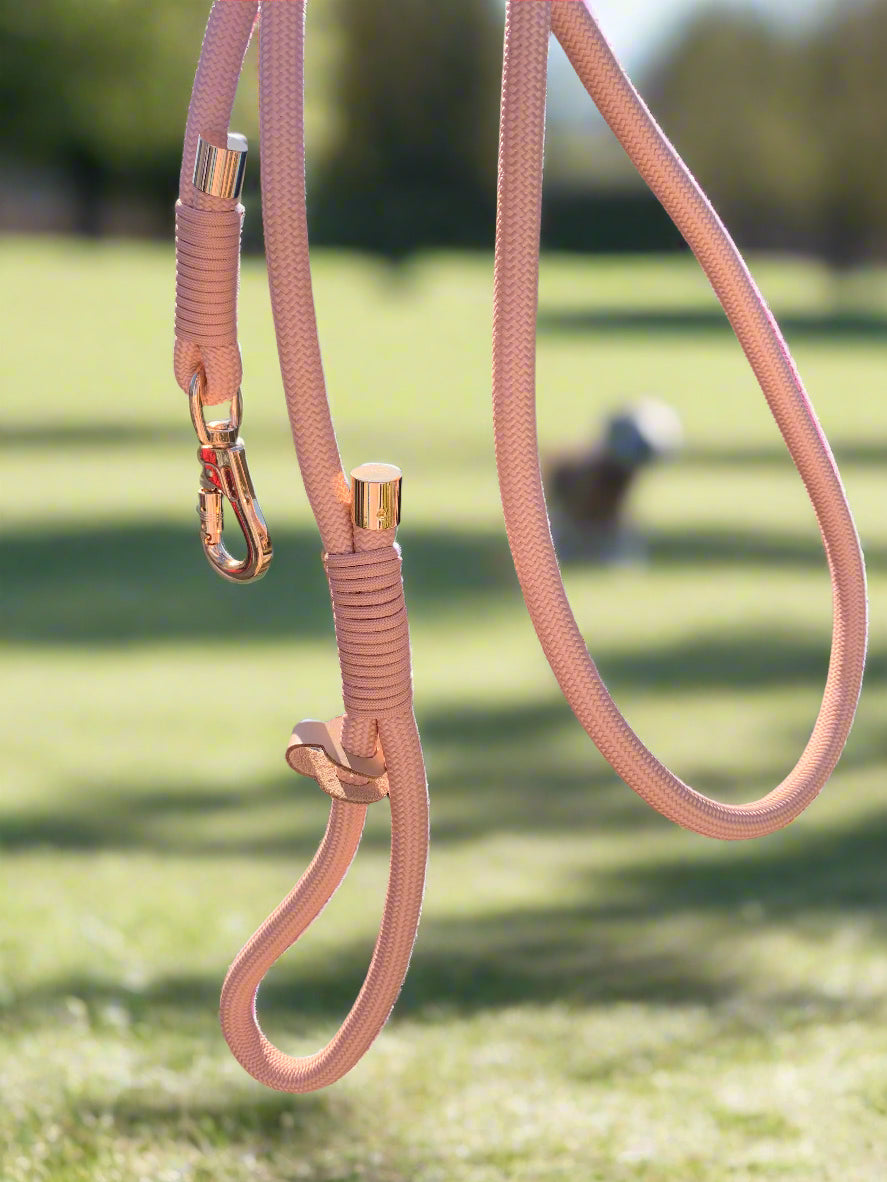 Lovely rope lead in Glinda Inspire pink 