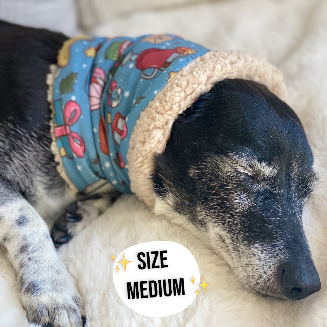 Steel Leopard Dog Snood