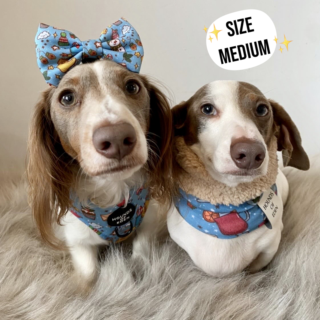 Blushing Leopard Dog Snood