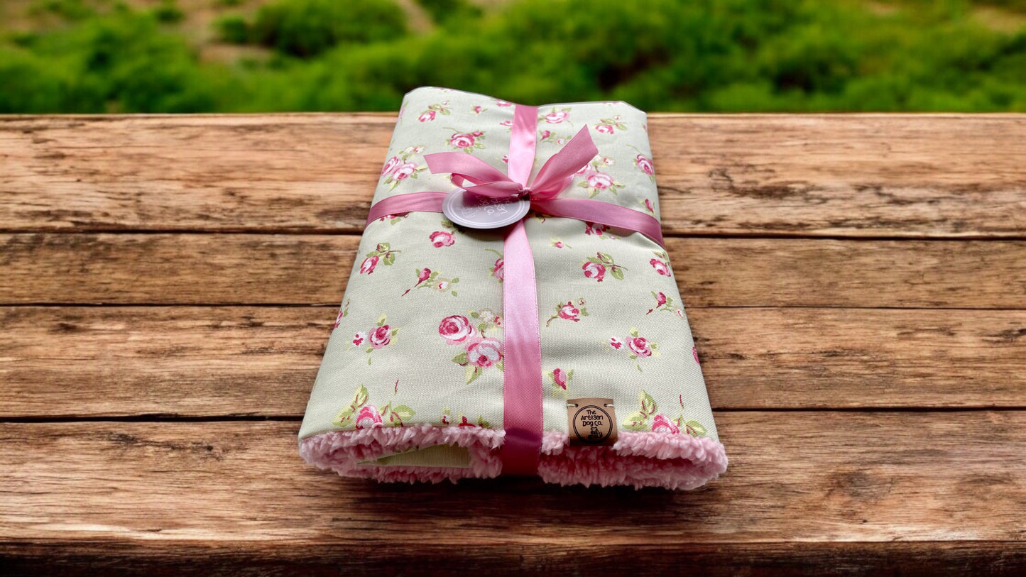 Luxury Handcrafted Dog Blanket - Dolly Collection Floral