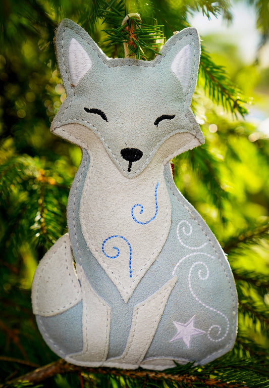 Christmas Flurry the Artic Fox Eco Dog Toy