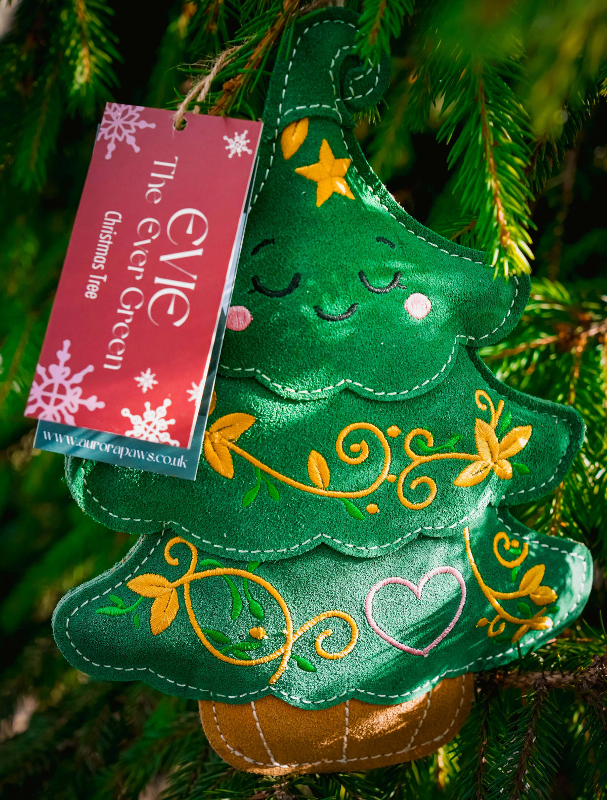 Christmas Evie the Evergreen Christmas Tree Eco Dog Toy