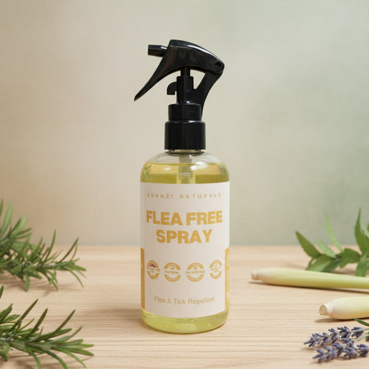Spray repelente de pulgas y garrapatas